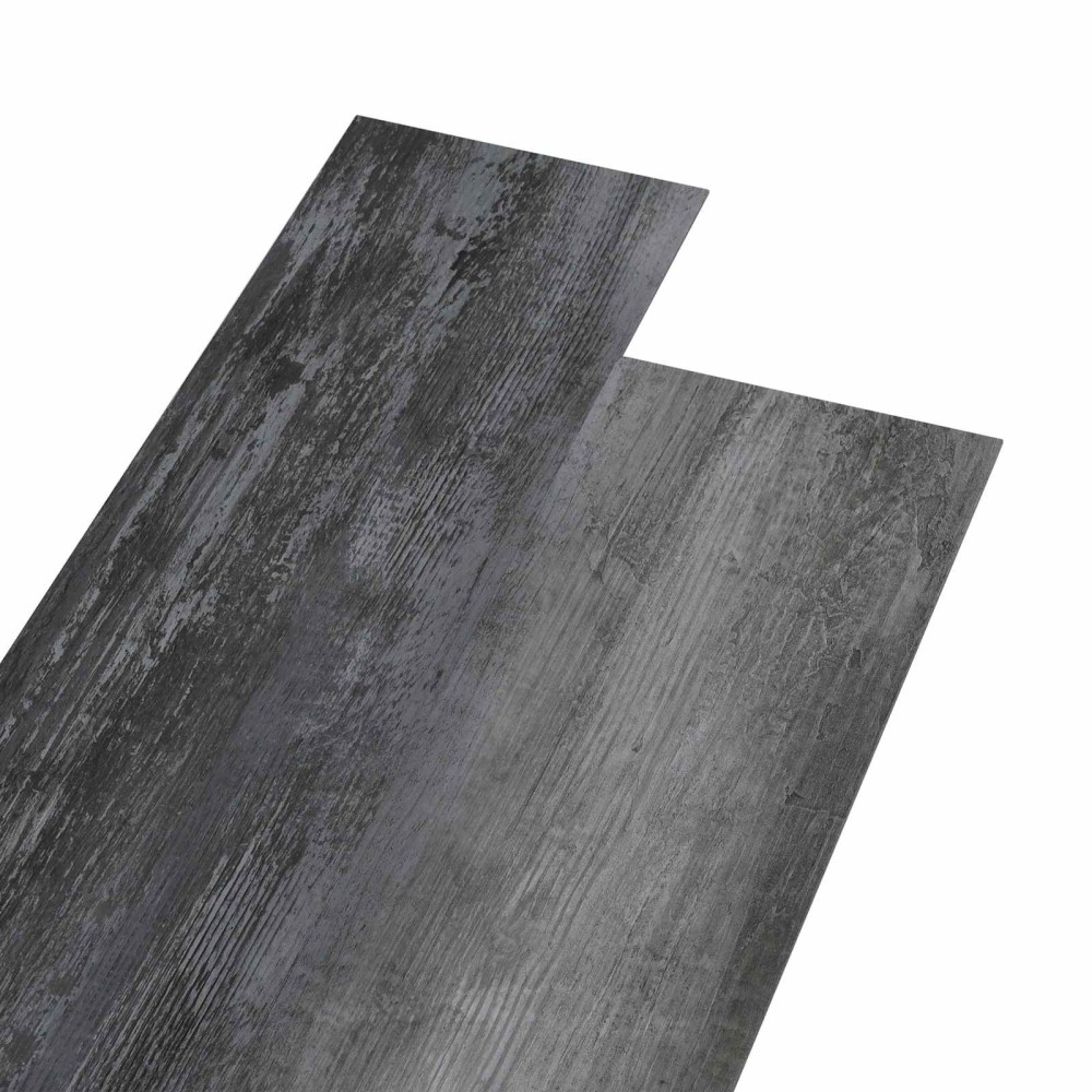 vidaXL Πλάκες Δαπέδου Γυαλιστερό Γκρι 5,02 m² 36 τμχ. PVC