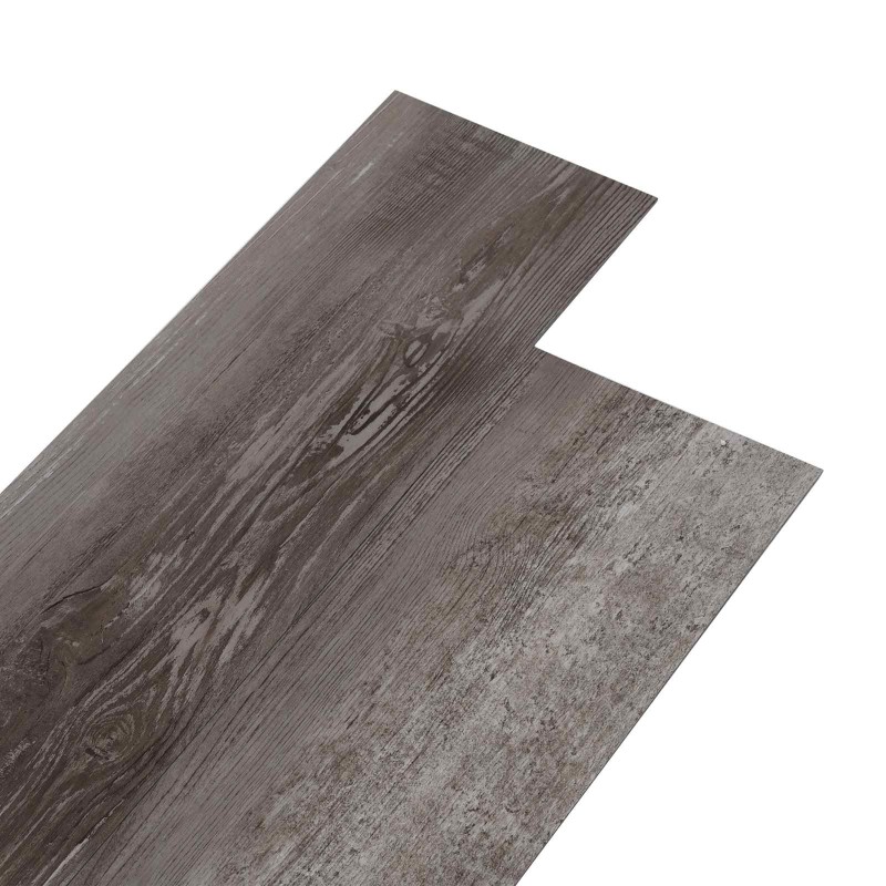 vidaXL Πλάκες Δαπέδου Ραβδωτή όψη ξύλου 5,02 m² 36 τμχ. PVC