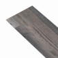 vidaXL Πλάκες Δαπέδου Γκρι 5,26 τ.μ. 18 τμχ. PVC