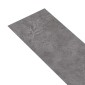 vidaXL Πλάκες Δαπέδου Σκυρόχρωμο Γκρι 5,02 m² 36 τμχ. PVC