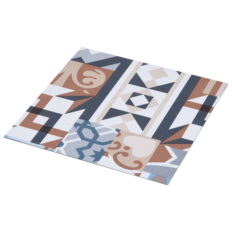 vidaXL Πλάκες Δαπέδου Μονοχρωμο Μοτίβο 5,11 τ.μ. 55 τμχ. PVC