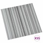 vidaXL Πλάκες Δαπέδου Ρίγες 5,11 τ.μ. 55 τμχ. PVC