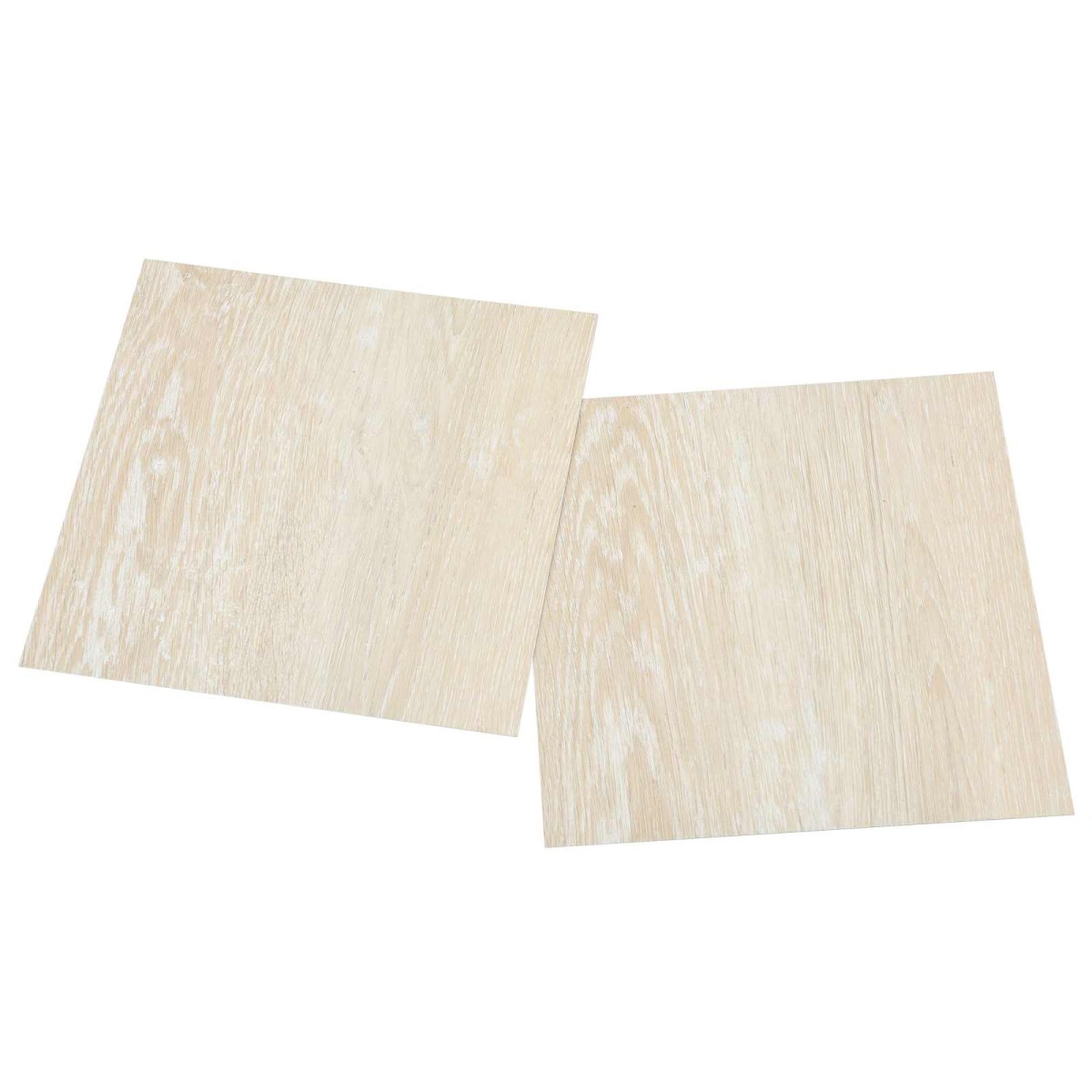 vidaXL Πλάκες Δαπέδου Λευκό και Μπεζ 5,11 τ.μ. 55 τμχ. PVC
