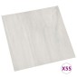 vidaXL Πλάκες Δαπέδου Κρεμ 5,11 τ.μ. 55 τμχ. PVC