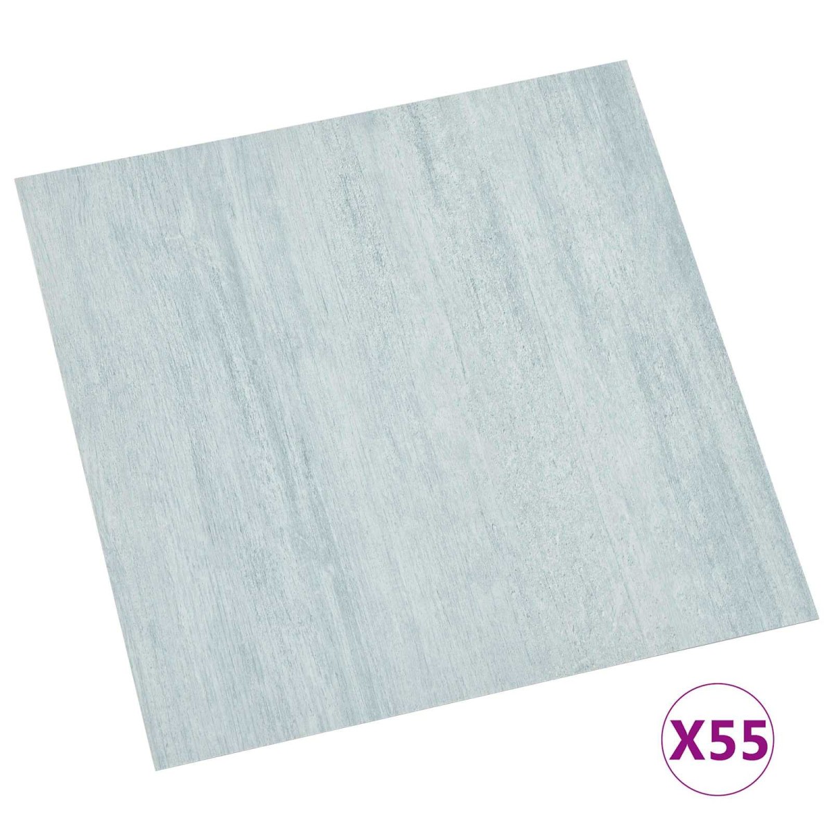vidaXL Πλάκες Δαπέδου Πράσινο 5,11 τ.μ. 55 τμχ. PVC
