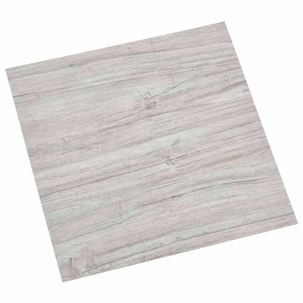 vidaXL Πλάκες Δαπέδου Γκρι και Ξύλο 5,11 τ.μ. 55 τμχ. PVC