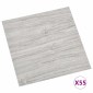 vidaXL Πλάκες Δαπέδου Γκρι και Ξύλο 5,11 τ.μ. 55 τμχ. PVC