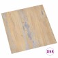 vidaXL Πλάκες Δαπέδου Καφέ και Γκρίζο 5,11 τ.μ. 55 τμχ. PVC