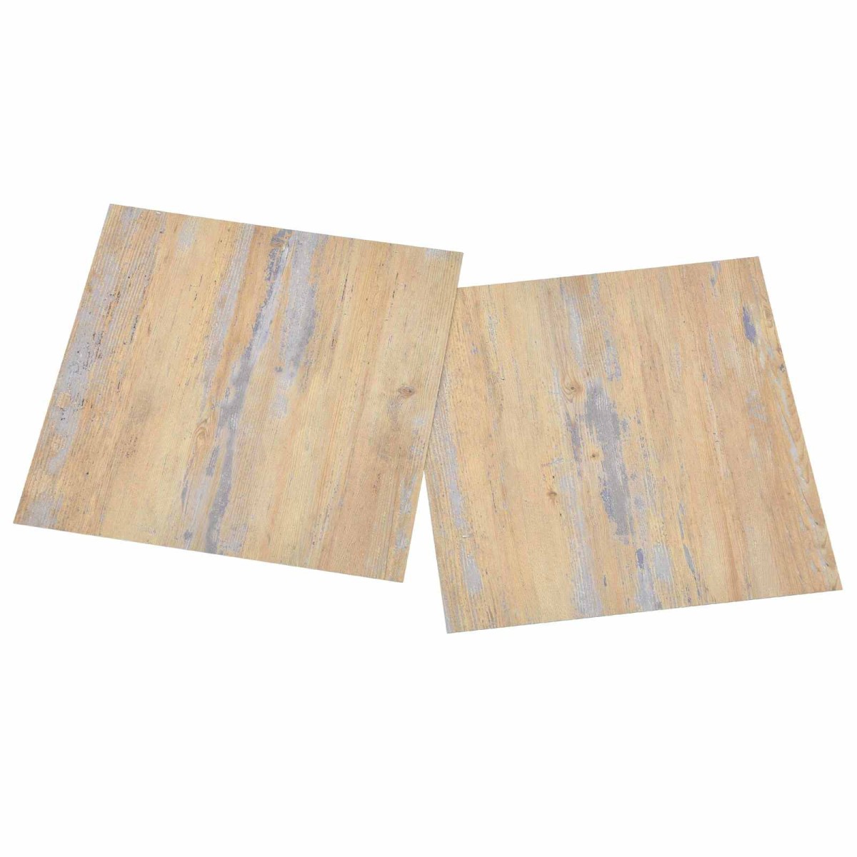 vidaXL Πλάκες Δαπέδου Καφέ και Γκρίζο 5,11 τ.μ. 55 τμχ. PVC