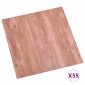 vidaXL Πλάκες Δαπέδου Κόκκινο 5,11 τ.μ. 55 τμχ. PVC