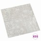 vidaXL Πλάκες Δαπέδου Λευκό και Ξύλο 5,11 τ.μ. 55 τμχ. PVC
