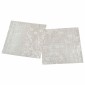 vidaXL Πλάκες Δαπέδου Λευκό και Ξύλο 5,11 τ.μ. 55 τμχ. PVC