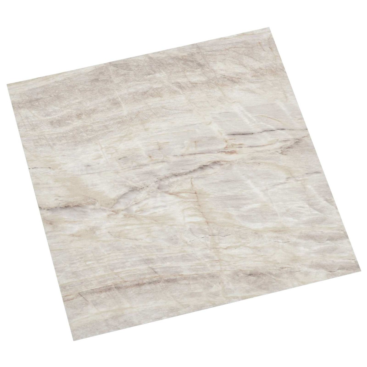 vidaXL Πλάκες Δαπέδου Καφέ και μπεζ 5,11 τ.μ. 55 τμχ. PVC