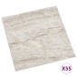 vidaXL Πλάκες Δαπέδου Καφέ και μπεζ 5,11 τ.μ. 55 τμχ. PVC
