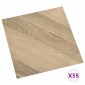 vidaXL Πλάκες Δαπέδου Καφέ 5,11 τ.μ. 55 τμχ. PVC