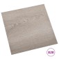vidaXL Αυτοκόλλητα Πλάκες Δαπέδου Taupe 30,5 x 30,5 εκ 20 τμχ. PVC