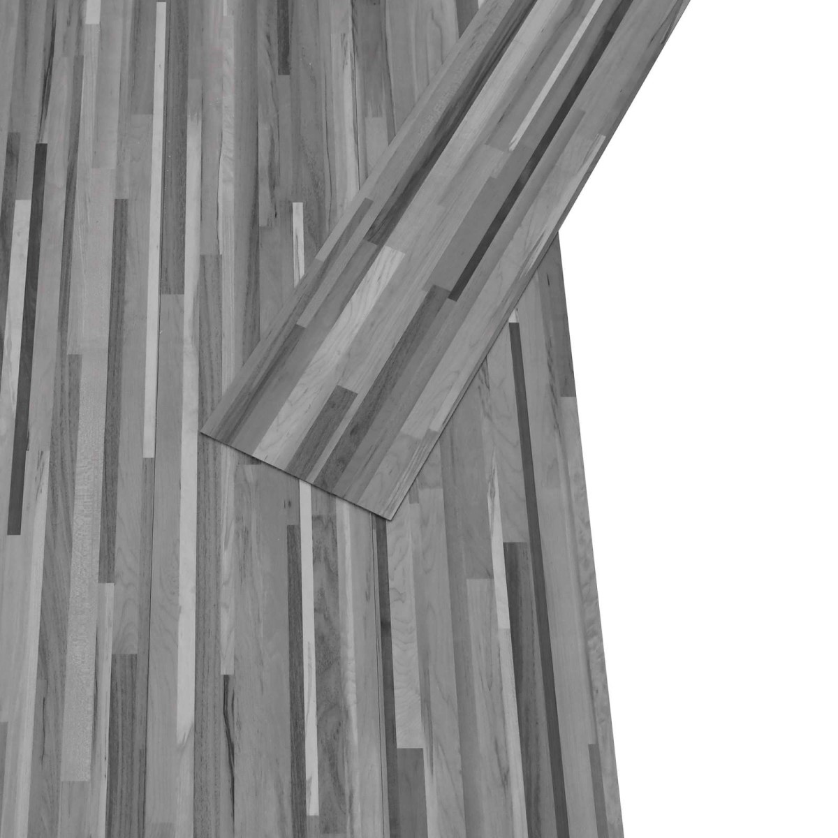 vidaXL Αυτοκόλλητες Πλάκες Δαπέδου PVC Γκρι Ριγέ 30,5 x 61 εκ. 28 τμχ.