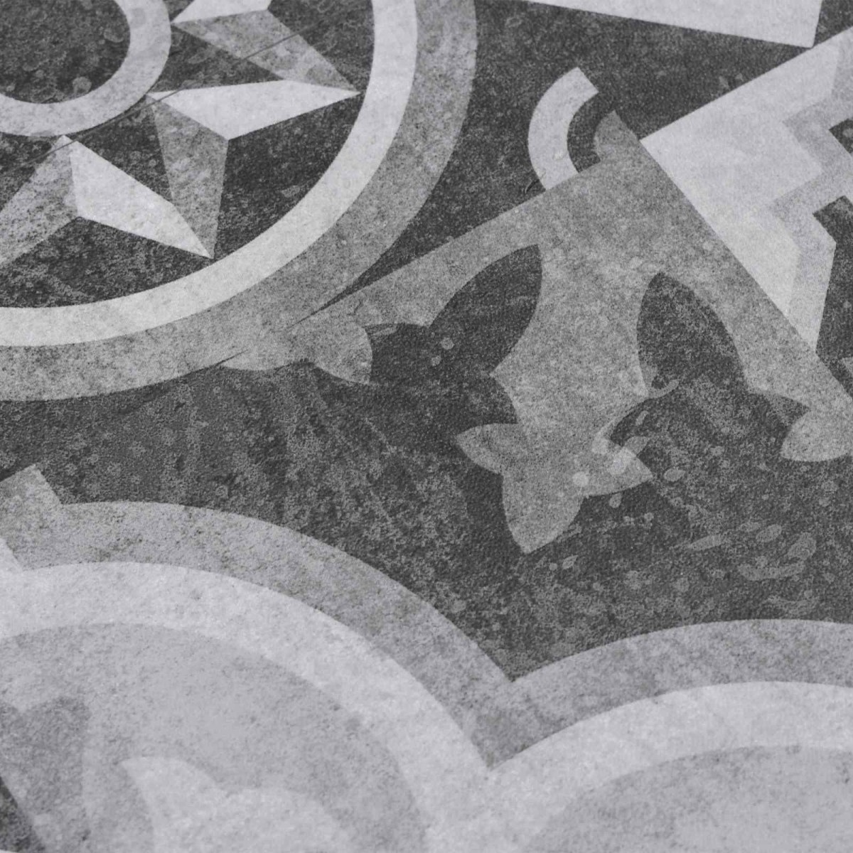 vidaXL Αυτοκόλλητες Πλάκες Δαπέδου PVC Γκρι Σχέδιο 30,5 x 61 εκ.