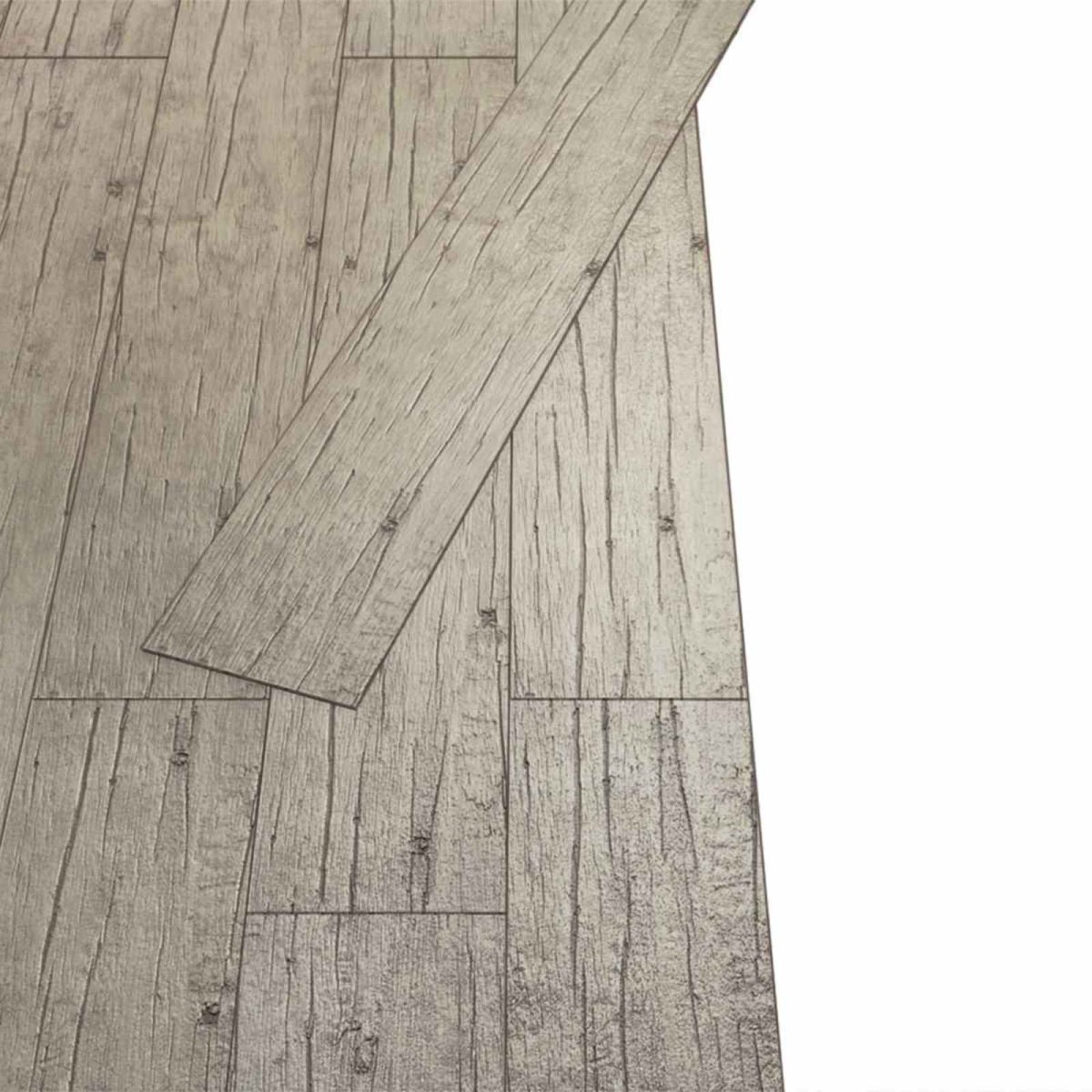 vidaXL Πλάκες Δαπέδου Ξεπλυμένη δρυς 2,51 m² 18 τμχ. PVC