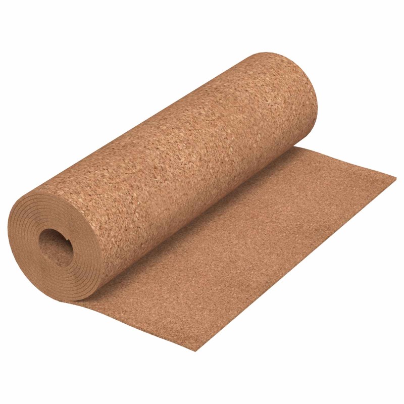 vidaXL Ρολό Φελλού Καφέ 100 x 500 x 0,8 cm Φελλός