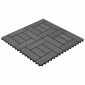 vidaXL Πλάκα Κατασκευής 11 τμχ. Γκρι 30 x 30 cm WPC