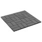 vidaXL Πλάκα Κατασκευής 11 τμχ. Γκρι 30 x 30 cm WPC
