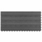 vidaXL Πλάκα Κατασκευής 6 τμχ. Γκρι 60 x 30 cm WPC