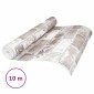vidaXL 3D Στερεή Ταπετσαρία Ριγέ Τούβλο 10 x 0,53 μ Μη Υφασμένο Ύφασμα