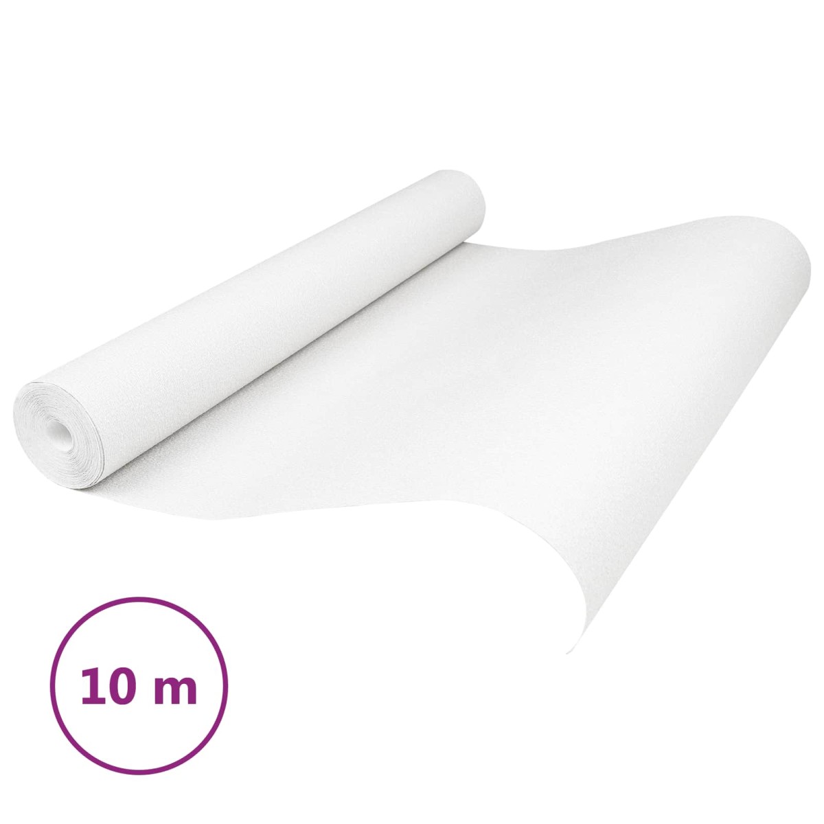 vidaXL 3D Στερεή Ταπετσαρία Ριγέ Ανοιχτό μπεζ. 10 x 0,53 μ