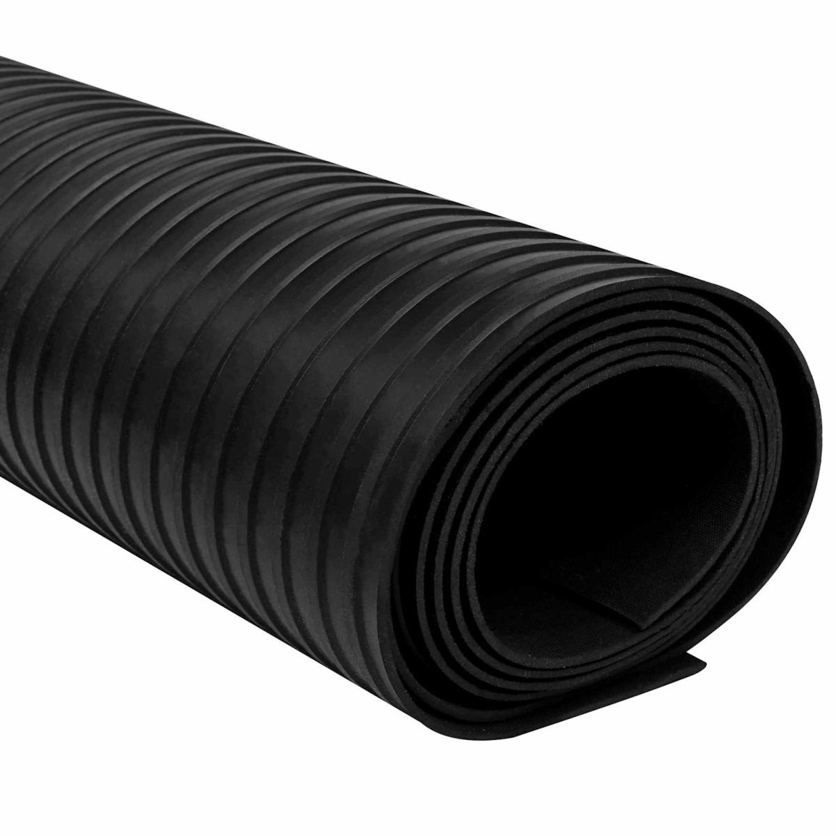vidaXL Μάτ δαπέδου Μαύρο 1 x 2 m Λάστιχο
