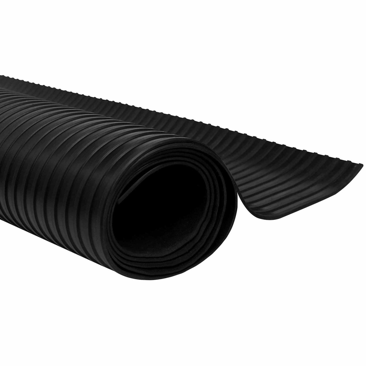 vidaXL Μάτ δαπέδου Μαύρο 1 x 2 m Λάστιχο