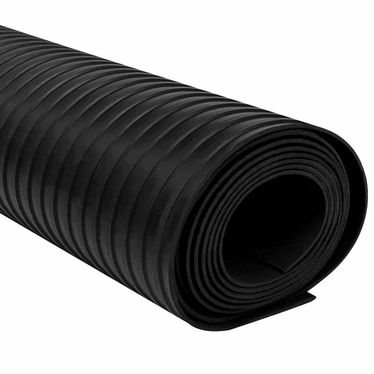 vidaXL Μάτ δαπέδου Μαύρο 1 x 5 m Λάστιχο