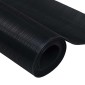 vidaXL Μάτ δαπέδου Μαύρο 1 x 5 m Λάστιχο