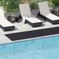 vidaXL Μάτ δαπέδου Μαύρο 1 x 5 m Λάστιχο