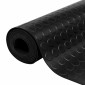 vidaXL Μάτ δαπέδου Μαύρο 1,5 x 4 m Λάστιχο