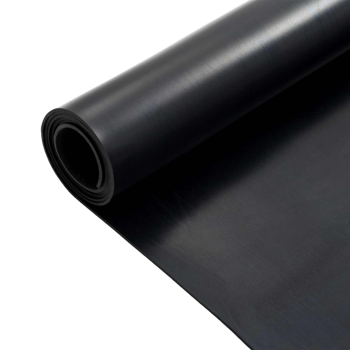 vidaXL Μάτ δαπέδου Μαύρο 1,2 x 2 μ Λάστιχο