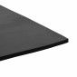 vidaXL Μάτ δαπέδου Μαύρο 1,2 x 2 μ Λάστιχο