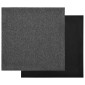 vidaXL Χαλί 20 τμχ. Ανθρακί 50 x 50 cm 100% Πολυπροπυλένιο