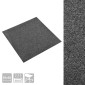 vidaXL Χαλί 20 τμχ. Ανθρακί 50 x 50 cm 100% Πολυπροπυλένιο