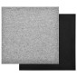 vidaXL Χαλί 20 τμχ. Ανοιχτό γκρι 50 x 50 cm 100% Πολυπροπυλένιο