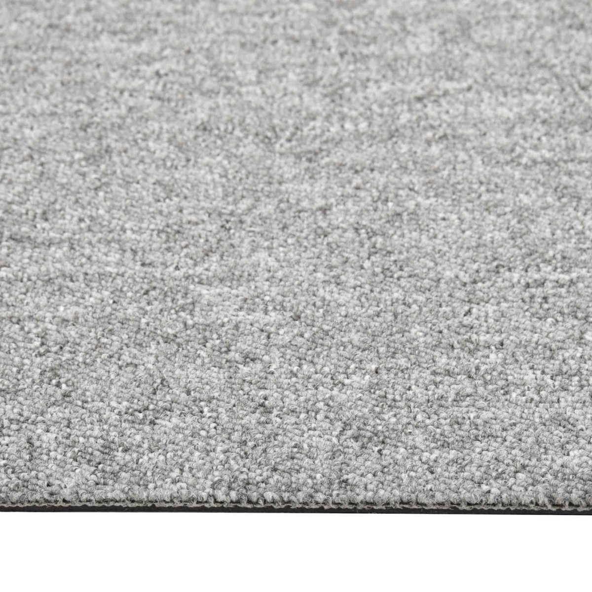 vidaXL Χαλί 20 τμχ. Ανοιχτό γκρι 50 x 50 cm 100% Πολυπροπυλένιο