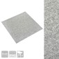 vidaXL Χαλί 20 τμχ. Ανοιχτό γκρι 50 x 50 cm 100% Πολυπροπυλένιο
