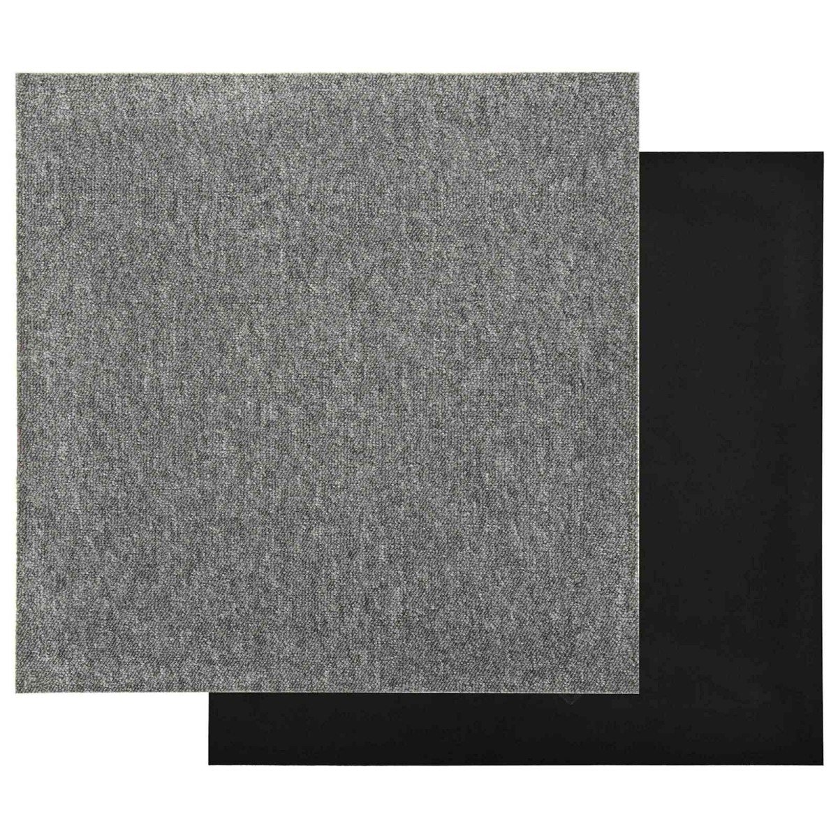 vidaXL Χαλί 20 τμχ. Γκρι 50 x 50 cm 100% Πολυπροπυλένιο