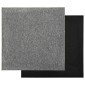 vidaXL Χαλί 20 τμχ. Γκρι 50 x 50 cm 100% Πολυπροπυλένιο