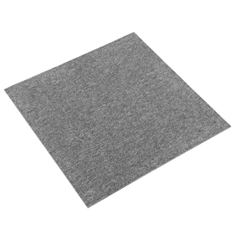 vidaXL Χαλί 20 τμχ. Γκρι 50 x 50 cm 100% Πολυπροπυλένιο