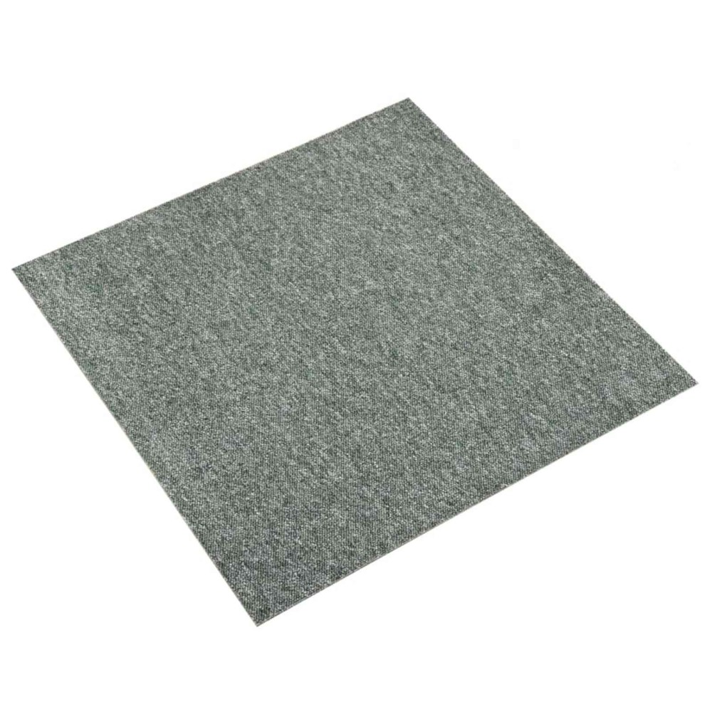 vidaXL Χαλί 20 τμχ. Πράσινο 50 x 50 cm 100% Πολυπροπυλένιο