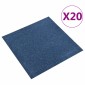vidaXL Χαλί 20 τμχ. Σκούρο Μπλε 50 x 50 cm 100% Πολυπροπυλένιο
