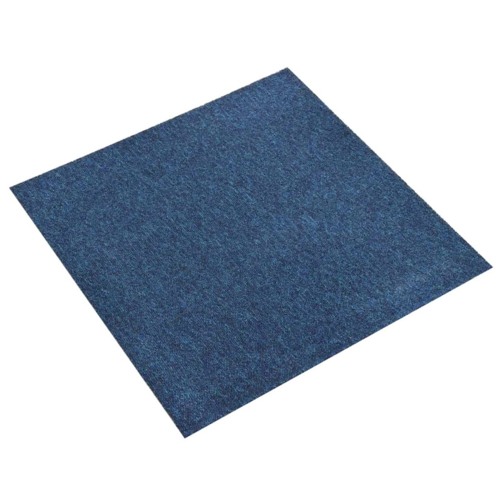 vidaXL Χαλί 20 τμχ. Σκούρο Μπλε 50 x 50 cm 100% Πολυπροπυλένιο