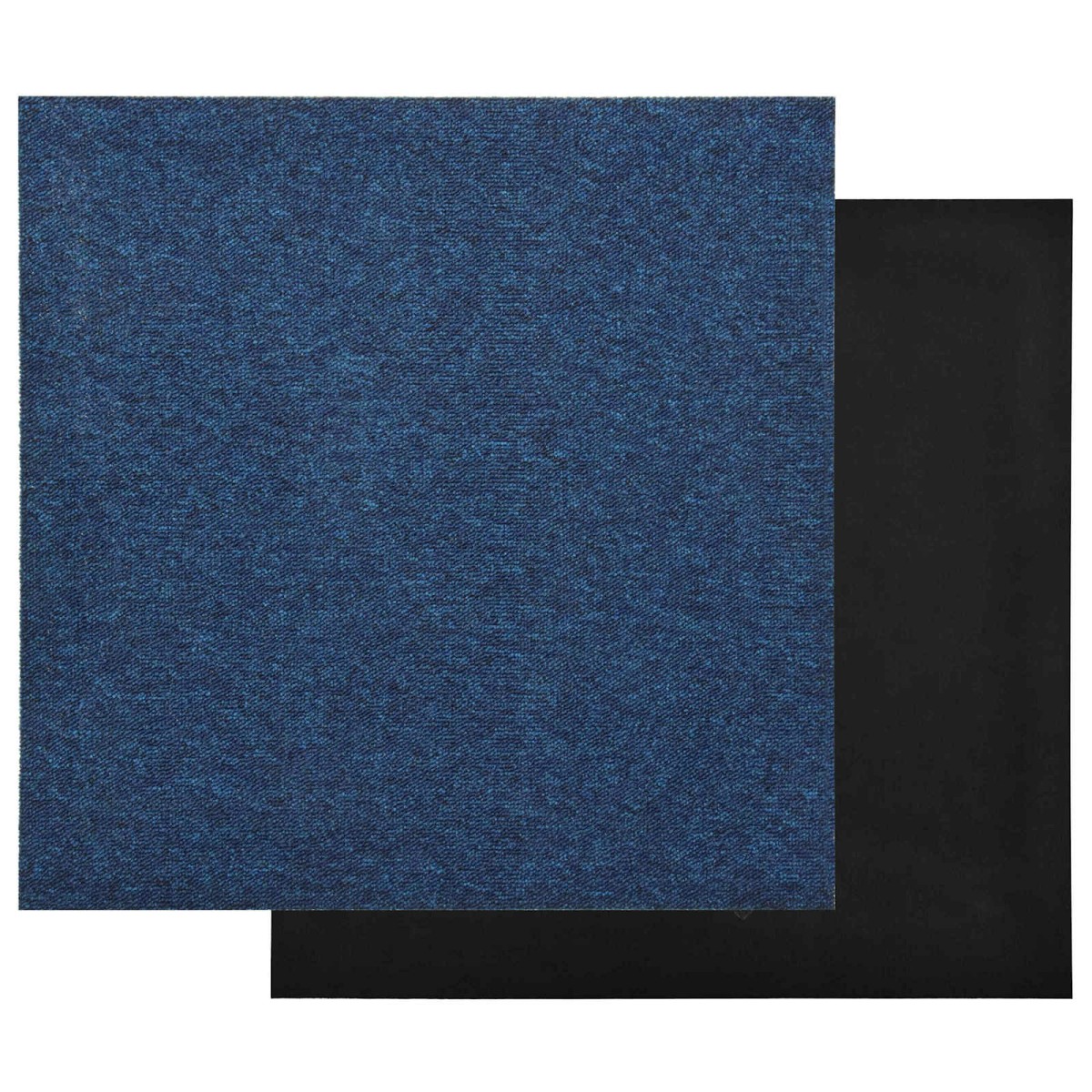 vidaXL Χαλί 20 τμχ. Σκούρο Μπλε 50 x 50 cm 100% Πολυπροπυλένιο