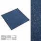 vidaXL Χαλί 20 τμχ. Σκούρο Μπλε 50 x 50 cm 100% Πολυπροπυλένιο